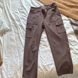 Pull&Bear Brown Relaxed Fit Trousers